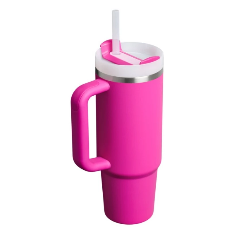 Kubek termiczny STANLEY Quencher H2.0 FlowState 0,89 l fuksja ze słomką