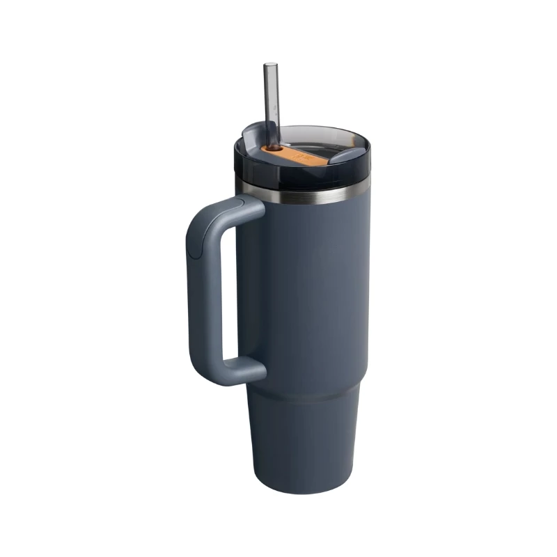 Kubek termiczny STANLEY Quencher H2.0 FlowState 0,89 l szary ze słomką