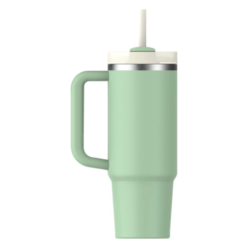 Kubek termiczny STANLEY Quencher H2.0 FlowState ze słomką 0,89 l Pistachio