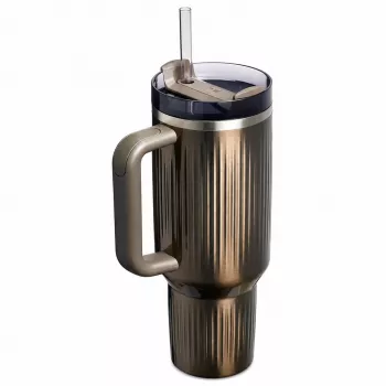 STANLEY Quencher H2.O Fluted Termiczny Kubek 1.18L GunMetal Shine