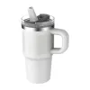 Kubek termiczny STANLEY Quencher ProTour ze słomką Flip Straw 0,59 l Biały