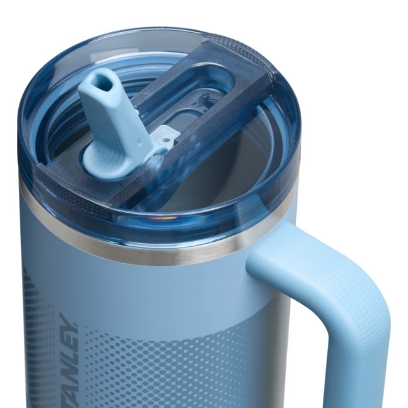 Kubek termiczny STANLEY Quencher ProTour ze słomką Flip Straw 1,18L Niebiesko-fioletowy