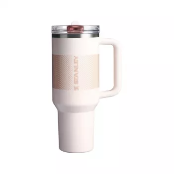 STANLEY Quencher ProTour Flip Straw Tumbler 1,18 l jasnoróżowy kubek termiczny ze słomką