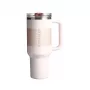 STANLEY Quencher ProTour Flip Straw Tumbler 1,18 l jasnoróżowy kubek termiczny ze słomką