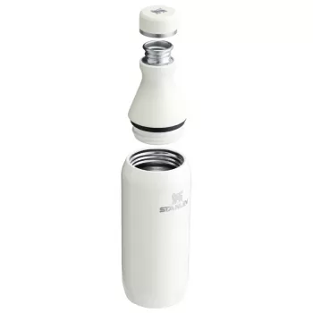 STANLEY The All Day Slim Bottle 0,35L Glossy Cream próżniowo izolowana stal nierdzewna