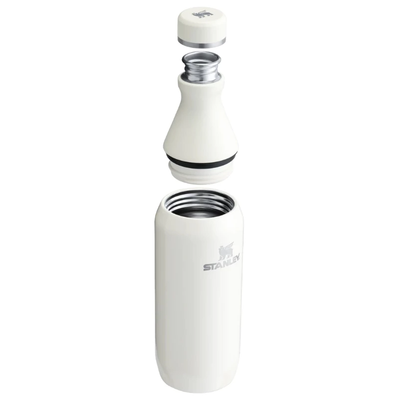 STANLEY The All Day Slim Bottle 0,35L Glossy Cream próżniowo izolowana stal nierdzewna