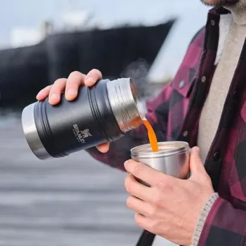 STANLEY The Artisan Termos na żywność 0,5 l Czarny - Próżniowo izolowana stal nierdzewna, szczelny, 6 godz. ciepłe / 12 godz. zimne