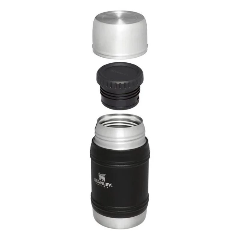 STANLEY The Artisan Termos na żywność 0,5 l Czarny - Próżniowo izolowana stal nierdzewna, szczelny, 6 godz. ciepłe / 12 godz. zimne