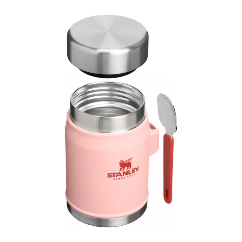 STANLEY The Legendary Food Jar + Spork 0,4 l Peach Pink