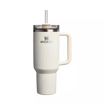 STANLEY The Quencher H2.0 Fluted Tumbler 1,18L Glossy Cream ze słomką