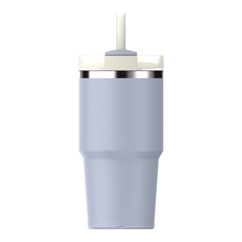 STANLEY The Quencher H2.O FlowState Kubek termiczny 0,59L Jasnoniebieski ze Słomką