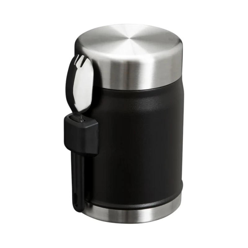 STANLEY Thermos Food The Legendary Food Jar + Spork 0,4L Czarny 2.0