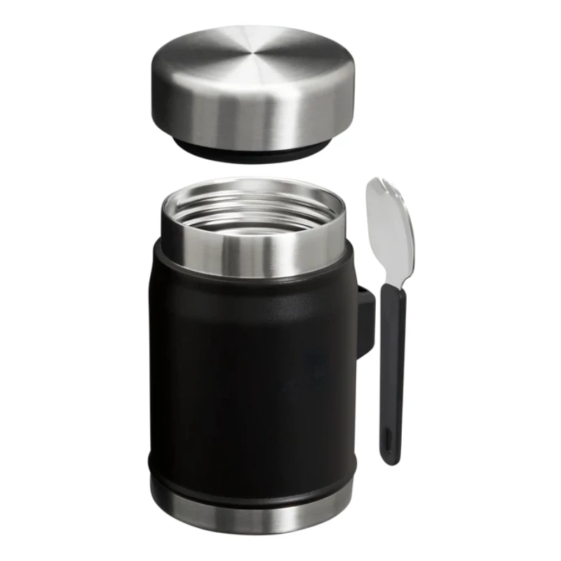 STANLEY Thermos Food The Legendary Food Jar + Spork 0,4L Czarny 2.0