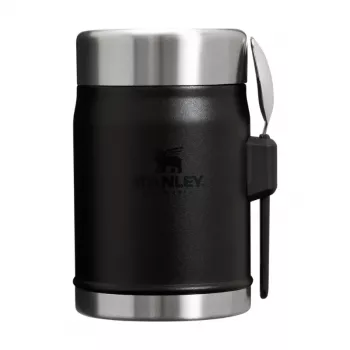 STANLEY Thermos Food The Legendary Food Jar + Spork 0,4L Czarny 2.0