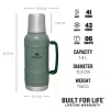 STANLEY Thermos The Artisan Thermal Bottle 1,4L Forest Green