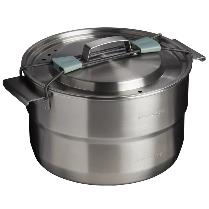 STANLEY Wildfare Core Full Serve Cookset 3,78L Zestaw Kuchenny Kempingowy 13-Elementowy Turkusowo/Ciemnoszary