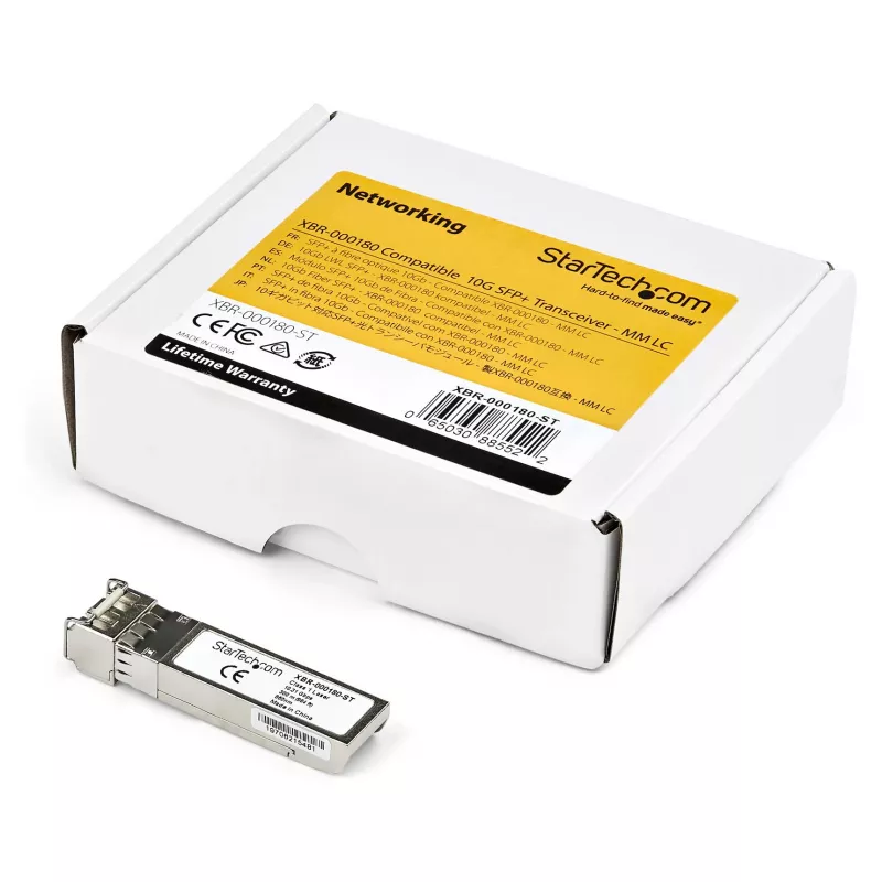 Startech 10 Gigabit LWL SFP+ Transceiver Module - HP J9150A Compatible - MM LC with DDM - 300m - 10GBase-SR