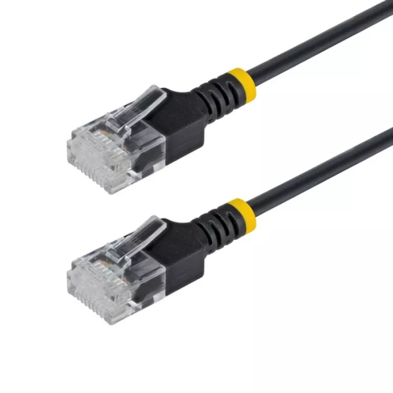 StarTech.com 15 cm Ultra Slim Cat6a UTP Patch Cable - RJ-45 Męski do RJ-45 Męski - Czarny