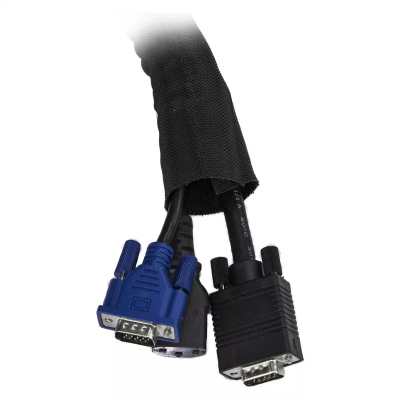 StarTech.com 2m Cable Sleeve - Cable Conduit do zarządzania kablami