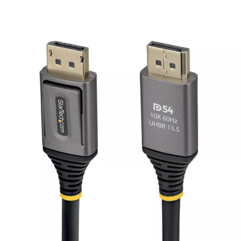 StarTech.com 2m DisplayPort 2.1 Cable - DP54 Certified - Black