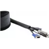 StarTech.com 3 m Cable Sleeve with Velcro, Cable Management/Grommet - Cable Management Grommet - Black - 3 m