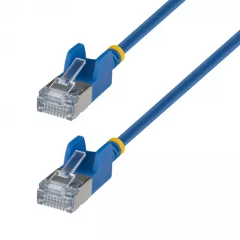 StarTech.com 30cm Ultra Slim Cat6a Patch Cable - RJ-45 Male to RJ-45 Male - Blue