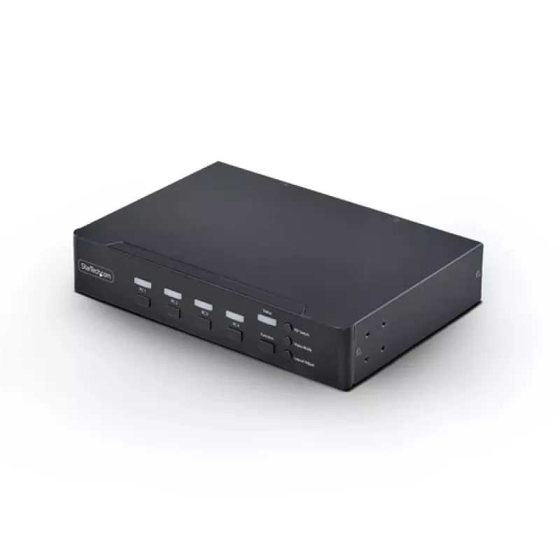 StarTech.com 4-Port DVI-I KVM Switch z Audio i Hubem USB 2.0