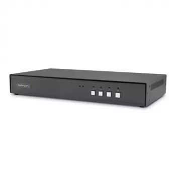 StarTech.com 4-portowy przełącznik KVM z audio i hubem USB - DVI-I, 1920x1200, skróty klawiszowe