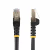 StarTech.com 7m CAT6A Ethernet Cable, 10 Gigabit Shielded Snagless RJ45 100W PoE Patch Cord, CAT 6A 10GbE STP Network Cable with Strain Relief, Black, UL Certified