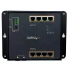 StarTech.com 8 Port PoE+ Gigabit Ethernet Managed Industrial Switch z 2 Portami SFP - Montaż na Ścianie z Dostępem od Przodu