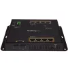 StarTech.com 8 Port PoE+ Gigabit Ethernet Managed Industrial Switch z 2 Portami SFP - Montaż na Ścianie z Dostępem od Przodu