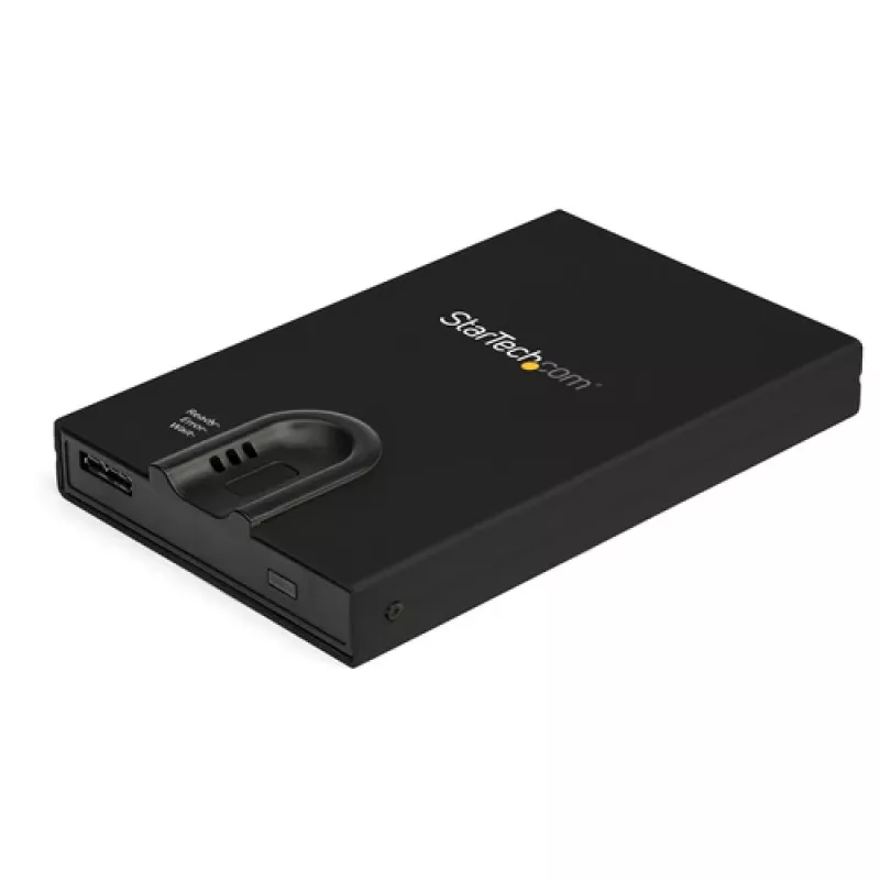 StarTech.com S251BMU3FP Zewnętrzna obudowa na dysk twardy (szyfrowana, dostęp przez odcisk palca, USB 3.0, 2,5 inch SATA)