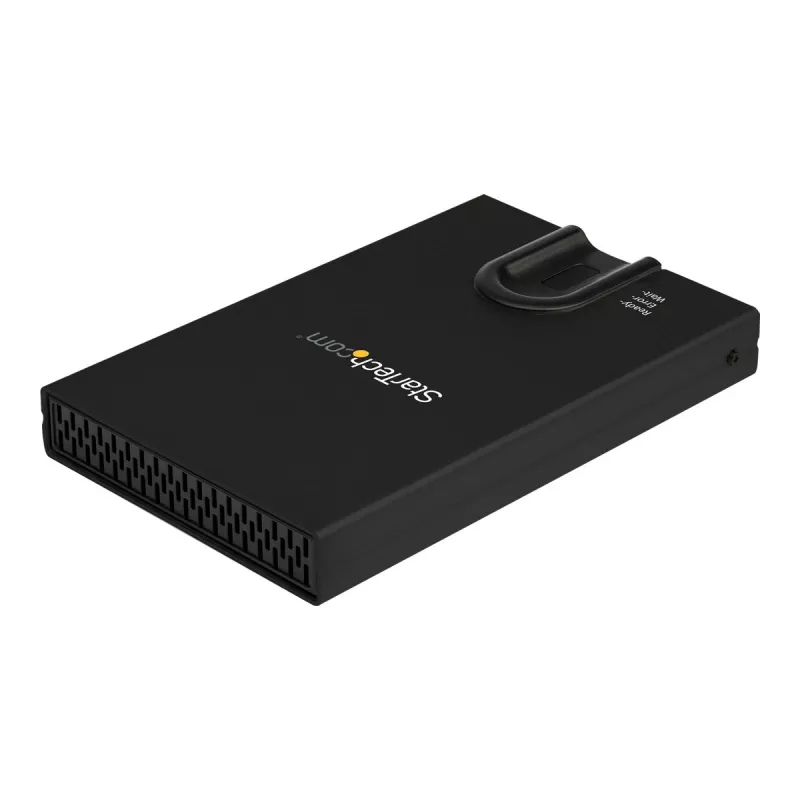 StarTech.com S251BMU3FP Zewnętrzna obudowa na dysk twardy (szyfrowana, dostęp przez odcisk palca, USB 3.0, 2,5 inch SATA)