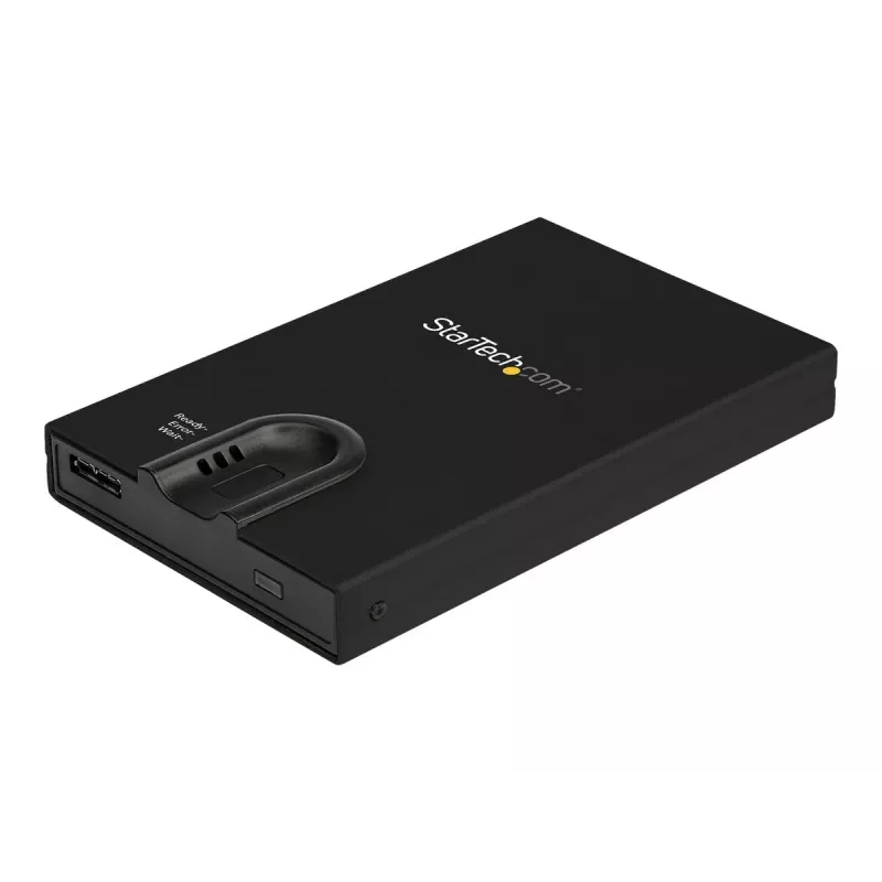 StarTech.com S251BMU3FP Zewnętrzna obudowa na dysk twardy (szyfrowana, dostęp przez odcisk palca, USB 3.0, 2,5 inch SATA)
