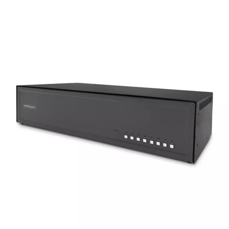 StarTech.com Secure 8-Port KVM Switch - 8 x KVM - do montażu w szafie rack