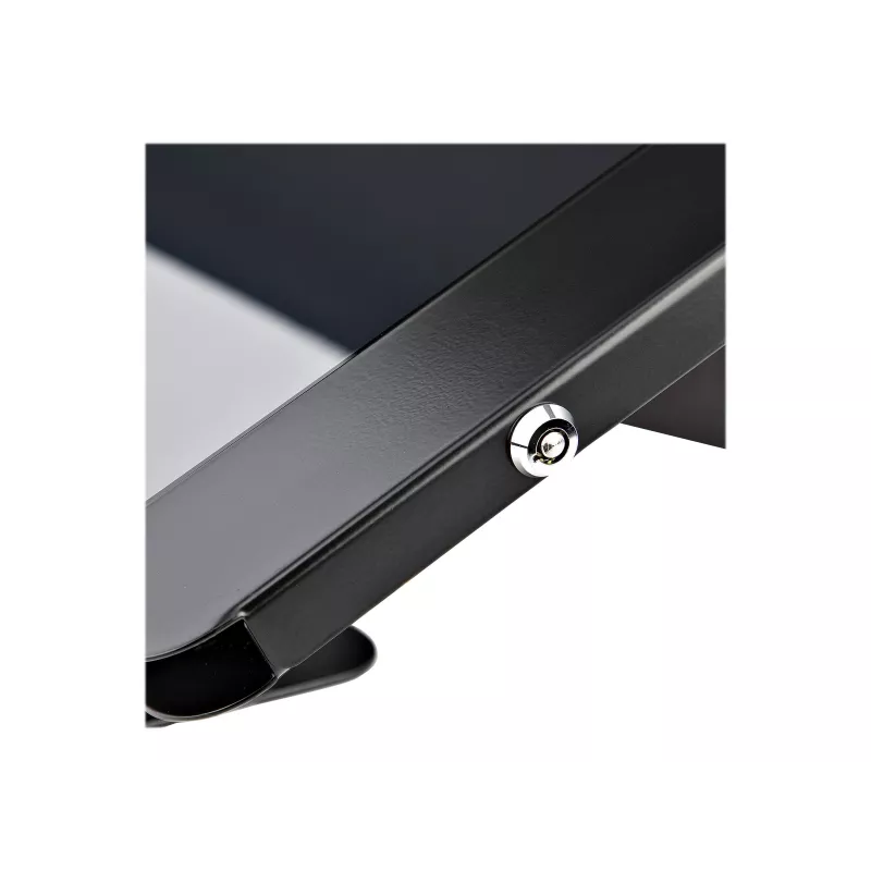 StarTech.com Bezpieczny stojak na tablet – uniwersalny uchwyt antykradzieżowy do tabletów do 10,5 cala, z blokadą K-Slot, montaż VESA, montaż ścienny – stojak POS zabezpieczający tablet (SECTBLTPOS2)