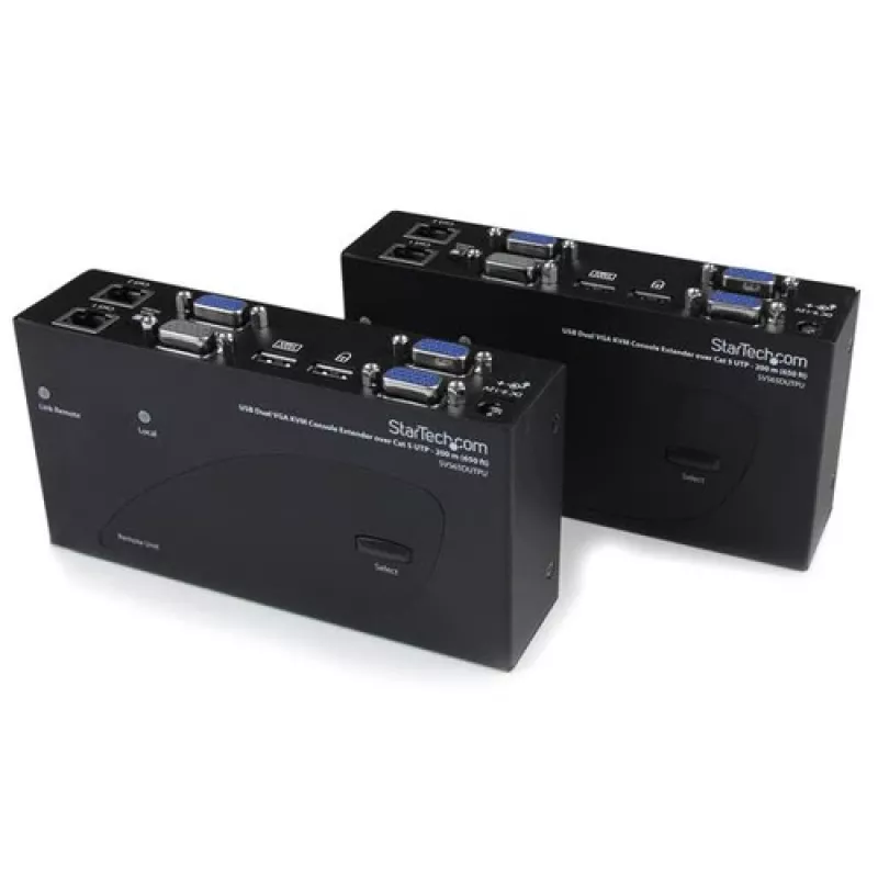 StarTech.com USB Dual VGA KVM Extender do 300m (Cat5/6)
