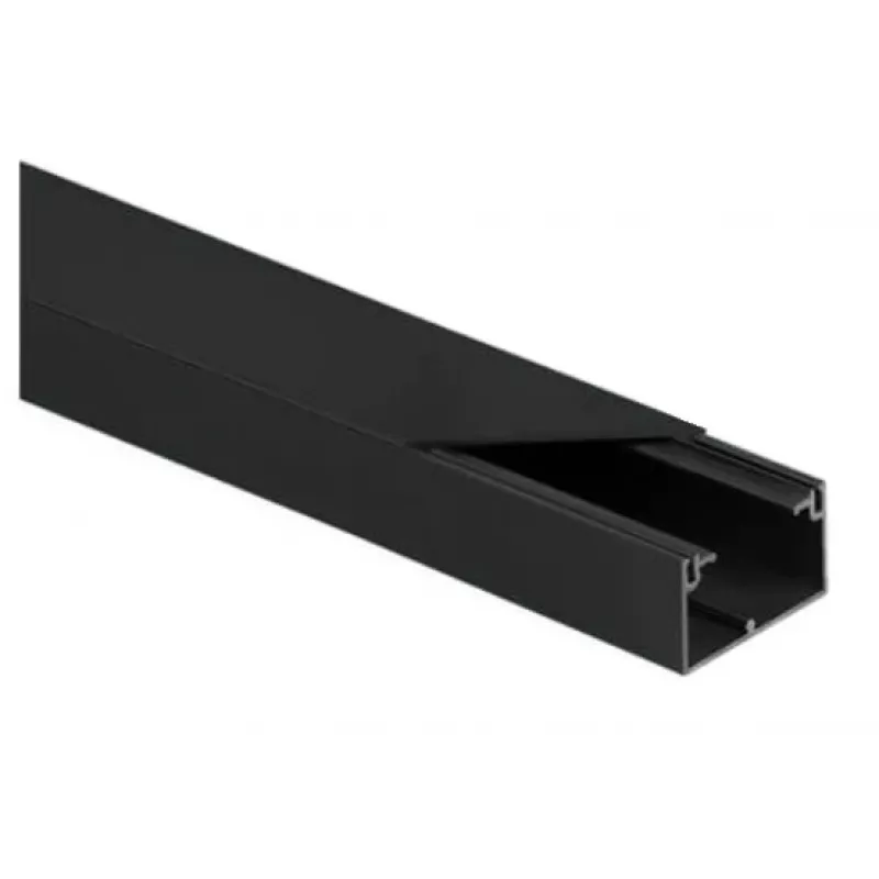 STASIŃSKI CLS 40x25 Zestaw listew instalacyjnych czarny 2m (opakowanie 10 szt.)