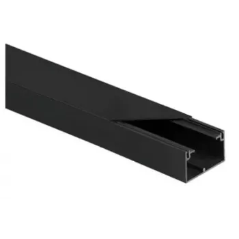 STASIŃSKI CLS 40x25 Zestaw listew instalacyjnych czarny 2m (opakowanie 10 szt.)