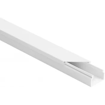 STASIŃSKI LS 25x18 Biała listwa instalacyjna zestaw 2m (opakowanie 10 sztuk)