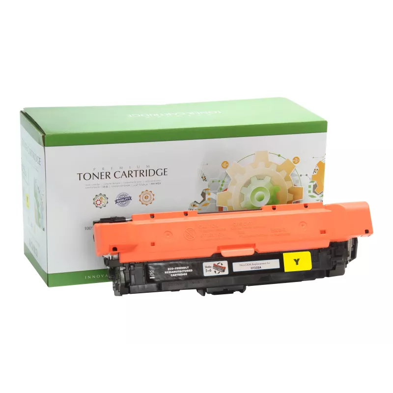 STATIC Toner Cartridge Compatible z HP CF332A Żółty Remanufactured 15 000 Stron