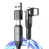 STATIK PowerPivot Pro Glowing LED Cable USB-C do USB-C 1m Czarny