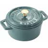 STAUB MINI COCOTTE Mini Cast Iron Round Cocotte 250 ml, Eucalyptus