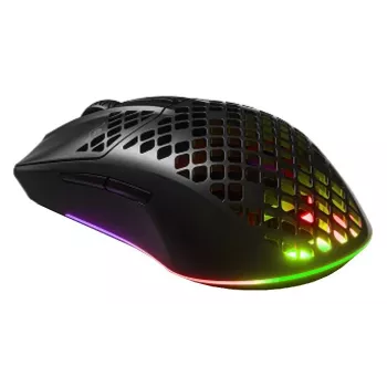SteelSeries Aerox 3 Wireless Optyczna Mysz Gamingowa - 18000 CPI, 80M Kliknięć, RGB, Onyx - Odnowiona