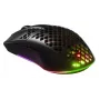 SteelSeries Aerox 3 Wireless Optyczna Mysz Gamingowa - 18000 CPI, 80M Kliknięć, RGB, Onyx - Odnowiona