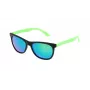 STING MAN SS654154U28V Okulary przeciwsłoneczne prostokątne - czarna oprawka, szare szkła 56/17/140 mm