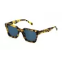 STING SST476-490781 Unisex Okulary Przeciwsłoneczne Prostokątne - Szare Szkła - Oprawka Acetatowa