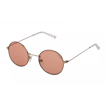 STING Unisex Okulary Przeciwsłoneczne SST1944502A8 Prostokątna Oprawka Plastikowa Soczewka 45mm 100% Ochrona UV