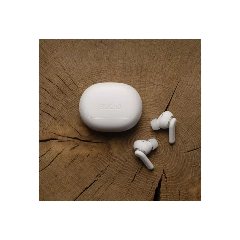 Sudio E4 Pro słuchawki bezprzewodowe, Bluetooth 6.0, Cloud White