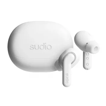 Sudio E4 Pro słuchawki bezprzewodowe, Bluetooth 6.0, Cloud White
